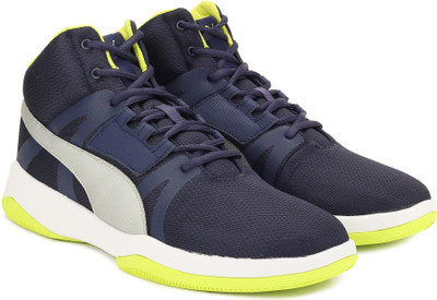 

Puma Rebound Street Evo IDP Sneakers For Men(Blue, Peacoat-puma silver-limepunch