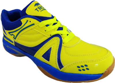 

Port ACNIAONS Badminton Shoes For Men(Yellow, Green