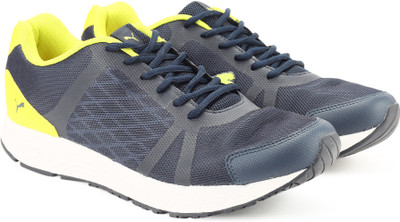 

Puma Sigma IDP Running Shoes For Men(Blue, Acid lime-blue indigo