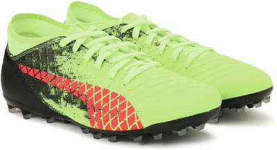

Puma FUTURE 18.4 MG Football Shoes For Men(Green, Fizzy yellow-red blast-puma black