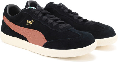 

Puma Liga Suede Sneakers For Men(Black, Pink, Puma black-burnt ochre-whisper white
