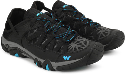 

Wildcraft Hiking & Trekking Shoes For Men(Black, Black_blu