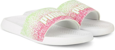 

Puma Popcat Splash Slides, Puma white-fandango pink-sharp