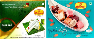 

Haldiram's Kaju roll and Assorted Dry Fruit Bite (Combo Pack)(800 g, Box)