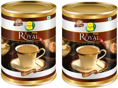 

Apsara tea Royal Black Tea, 500g (Pack of 2) Unflavoured Black Tea(1 kg, Box)