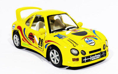 

Jack Royal Kinsfun Yellow Turbo Racers Metal Cars with Graphics(Yellow)