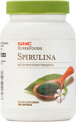 

GNC Spirulina a Health Supplement (100 Capsules)(100 No)
