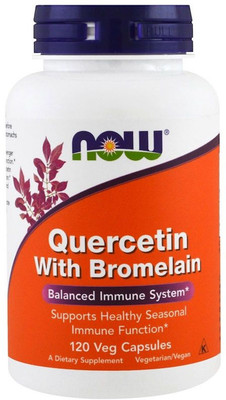 

Now Foods Quercetin with Bromelain for balance immune system(120 No)