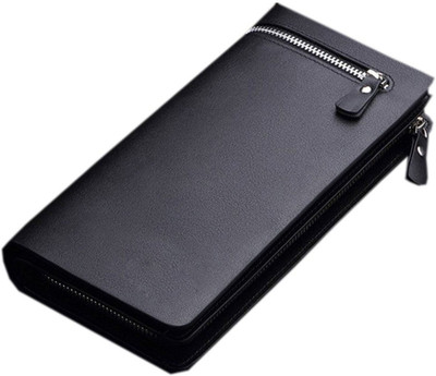 

ShopyBucket Girls Formal Black Genuine Leather Card Holder(18 Card Slots)