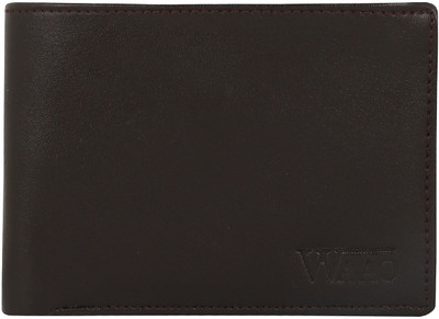 

WAAO Men Brown Artificial Leather Wallet(5 Card Slots), Dark brown