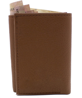 

NIetz Men Brown Genuine Leather Wallet(4 Card Slots)