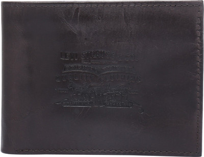 

Levi Men Black Genuine Leather Wallet(6 Card Slots)