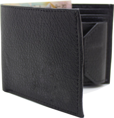 

NIetz Men Black Genuine Leather Wallet(10 Card Slots)