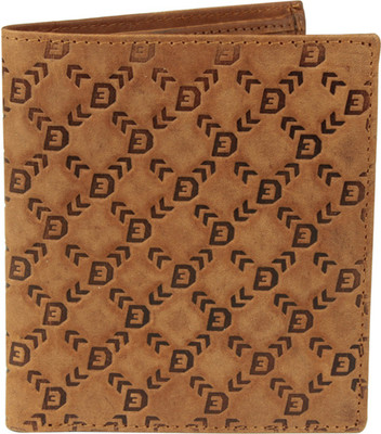 

Orolyf Men Tan Genuine Leather Wallet(4 Card Slots)