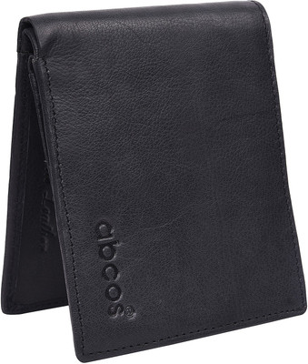 

abcos Men Black Genuine Leather Wallet(5 Card Slots)