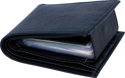 

SAMTROH Men Formal Black Artificial Leather Wallet(8 Card Slots)
