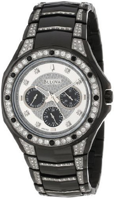 

Bulova Silver2253 Bulova Men's 98C102 Crystal Bracelet Watch Watch - For Women
