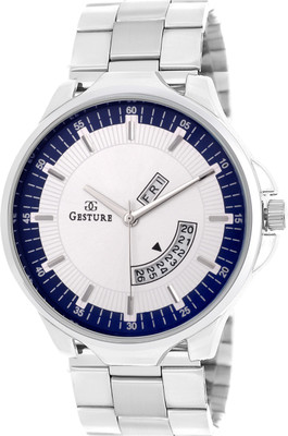 

Gesture 1215- BL Day And Date Watch - For Men