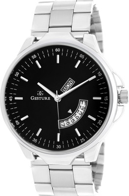

Gesture 1217- BK Day & Date Functioning Watch - For Men