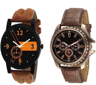 

PMAX LEATHER BROWN AND COPPER BROWN NEW STYLISH FOR Watch - For Men