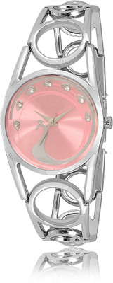 

REMIXON Girls Watch With Silver-Pink Printed Dial LR233 Watch - For Girls