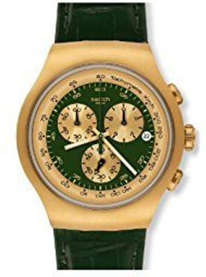 

Swatch multicolor7155 Swatch Golden Hide Green Men's Chronograph Watch - YOG406 Watch - For Men