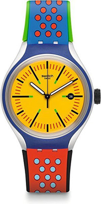 

Swatch yellow8361 Swatch Men's Amarelho YES4015 Yellow Rubber Swiss Quartz Fashion Watch Watch - For Men