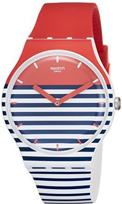

Swatch multicolor3966 Swatch Maglietta Men'S Silicone Strap Watch Suow140 Watch - For Men