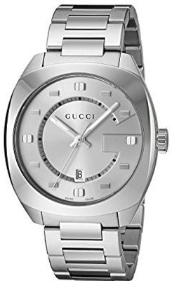 

GUCCI Silver 9408 Gucci Swiss Quartz Stainless Steel Dress Watch, Color(Model: YA142308) Watch - For Men