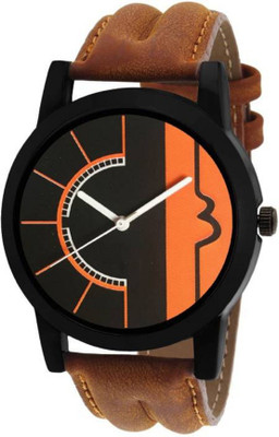 

Miss Perfect latest chronographi pattern attractive (Brown) genuine leather belt watch for Men and Women Watch - For Boys & Girls Watch - For Boys