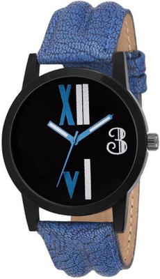 

just like New Stylisg Blue Leather Strap Black Matt Dial For Couple And Boys And Girls Watch - For Men & Women Watch - For Boys