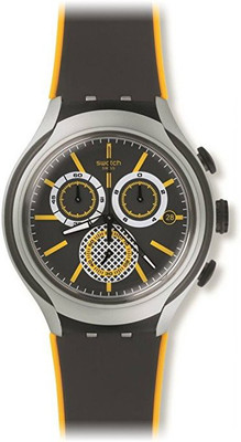 

Swatch multicolor 2520 Swatch Bee-Droid Black & Yellow Dial Aluminum Rubber Men's Quartz Watch YYS4008 Watch - For Men