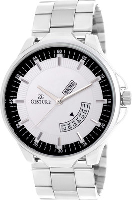 

Gesture 1214- BK Day and Date Watch - For Men