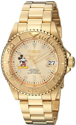 

Invicta champagne 4881 Invicta Men's 'Disney Limited Edition' Automatic Stainless Steel Casual Watch, Color:Gold-Toned (Model: 22779) Watch - For Men