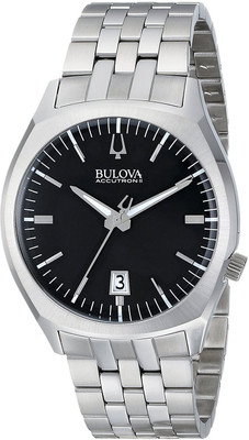 

Bulova Black6012 Bulova Accutron II Surveyor Stainless Steel and Black Dial Watch Watch - For Men