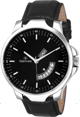 

Gesture 1120- BK Day And Date Functioning Watch - For Men