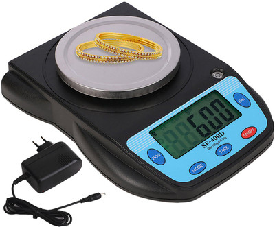 

Xhaiden SF-400D Jewellery Round Platter 1g to 500g With Adapter Weighing Scale(Multicolor)