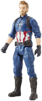 

Hasbro Avengers Infinity War: Titan Hero Series Captain America Figure(Blue)