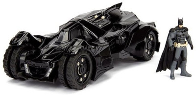 

Jada Toys Batman Arkham Knight 1:24 Scale Die-Cast Batmobile and Batman(Black)