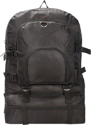 

Bagkok Black PU Backpack 2.5 L Backpack(Black)