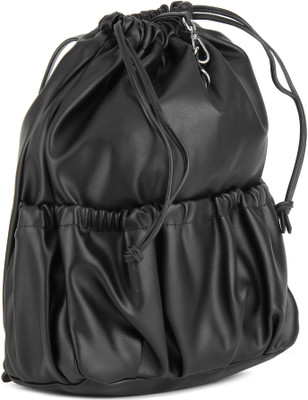 

French Connection DANE DRAWSTRING BACK PACK 3 L Backpack(Black)