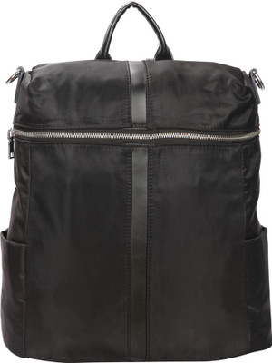 

Bagkok Black PU Backpack 2.5 L Backpack(Black)