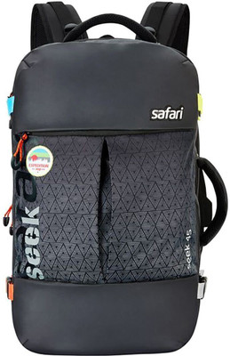 

Safari SEEK 45L 21 OB BLK 45.792 L Large Laptop Backpack(Grey), Black