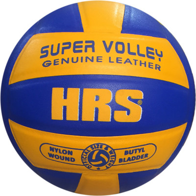 

HRS Super Moulded Leather Volleyball for professional matches Volleyball - Size: (Pack of 1, Multicolor