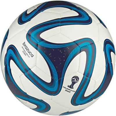 

Briston blue brazuca Football - Size: (Pack of 1, White