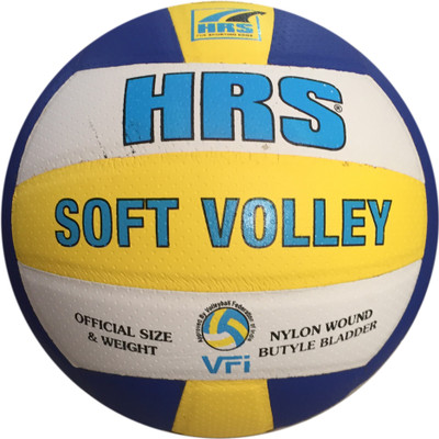 

HRS Soft Moulded Leather Volleyball for professional matches Volleyball - Size: (Pack of 1, Multicolor