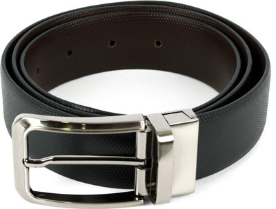 

LEX TAVIS Men Formal Black, Brown Genuine Leather Reversible Belt