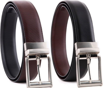 

Elegant Men Black, Brown Genuine Leather Belt, Men formal;casual;party black;brown genuine leather reversible belt