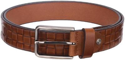 

Zadell Designs Men & Women Brown Genuine Leather Belt