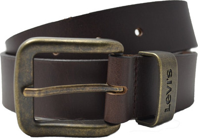 

Levi's Men Casual Brown Genuine Leather Belt